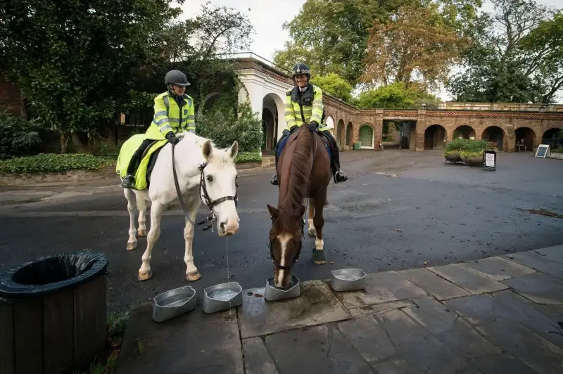 City of London, London, England, United Kingdom — Rainy day at London City